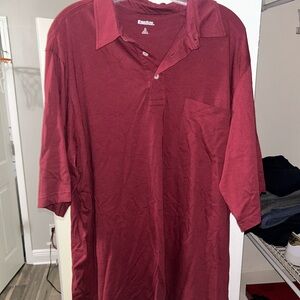 Men's Burgundy Polo Shirt
